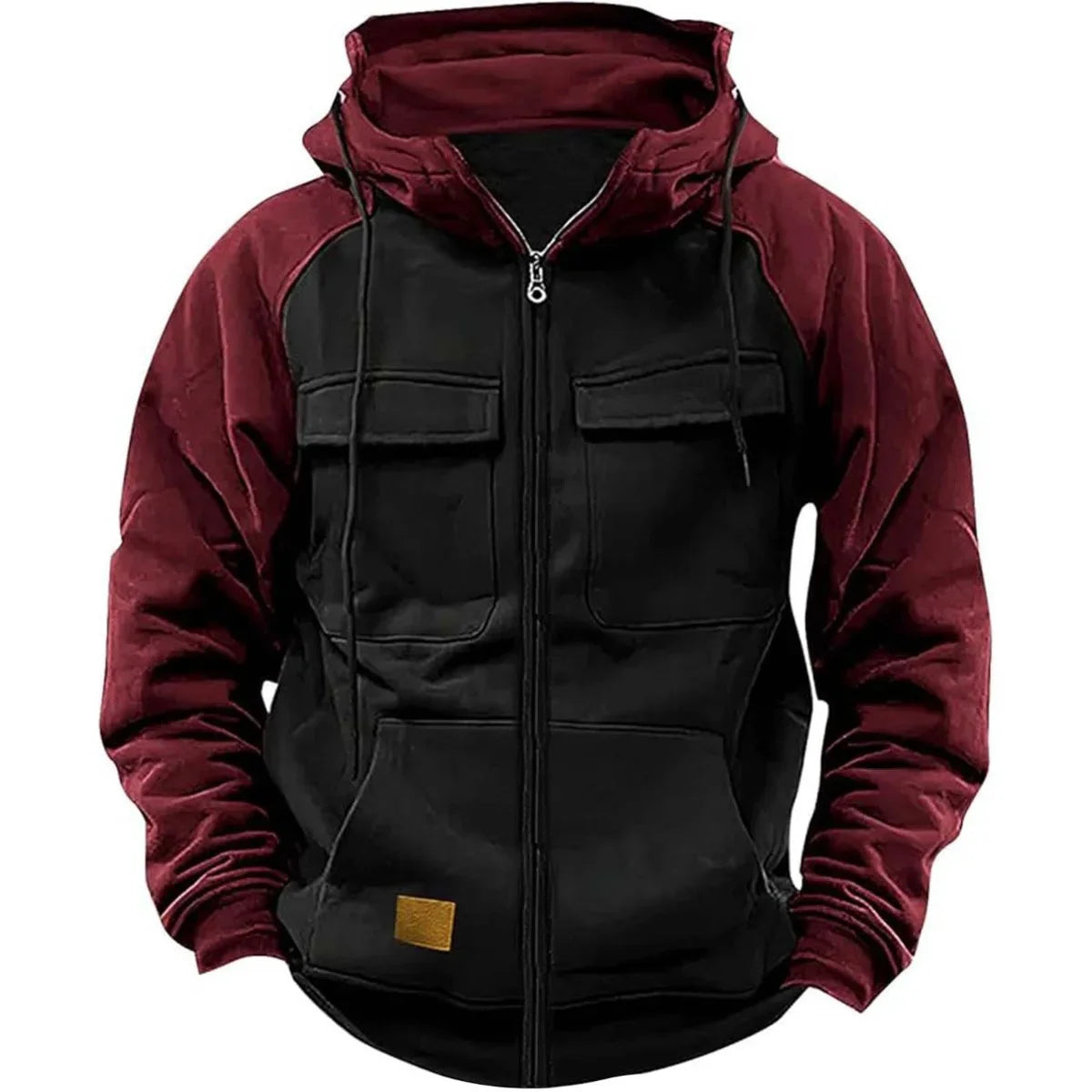 Sudadera Retro Hombre BOILEN HENG XIN Cierre Cremallera Otoño Invierno