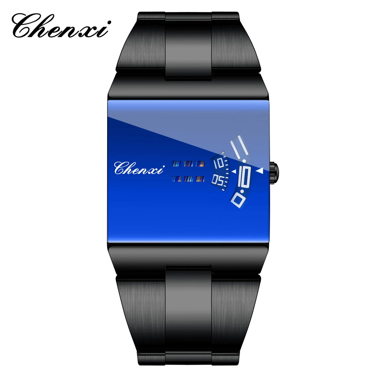 Reloj ChenXi Rectangular Original para Hombre - Deportivo Cuarzo