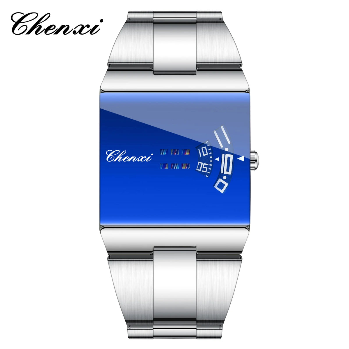Reloj ChenXi Rectangular Original para Hombre - Deportivo Cuarzo