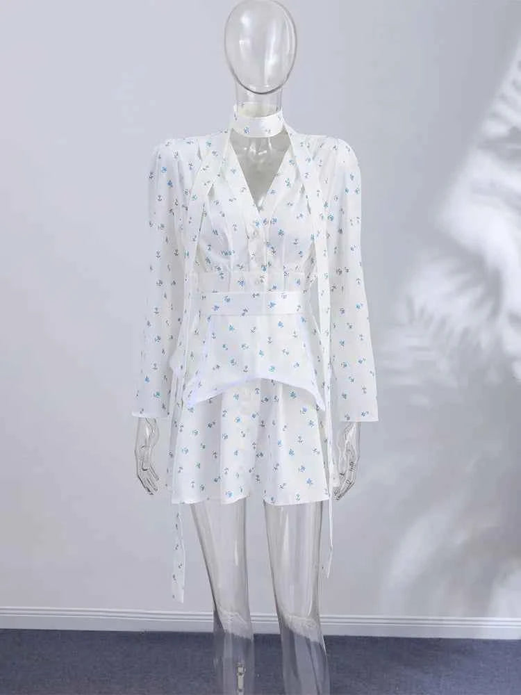 Vestido Floral Halter Midi con Lazo - Verano Elegante | Chin.Sweety