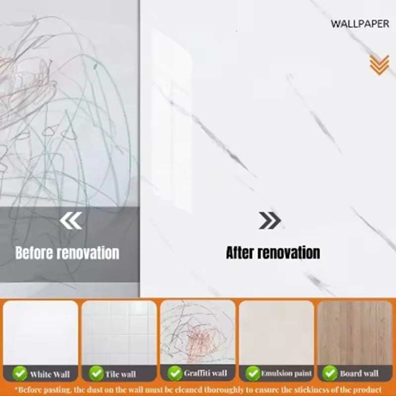 Rollo desenrollado de papel tapiz con textura de mármol