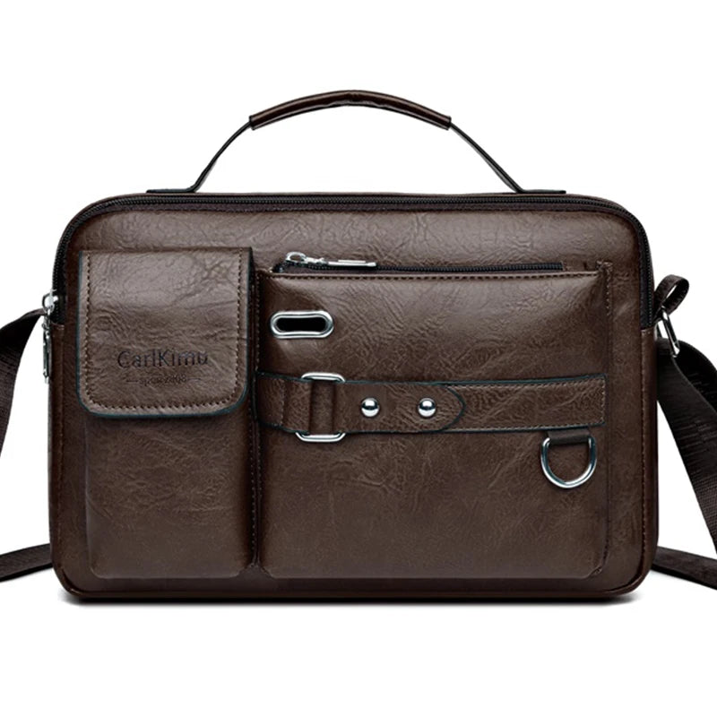 Bolso Mensajero Retro Hombre: Impermeable, Gran Capacidad, Portátil