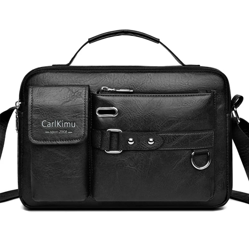 Bolso Mensajero Retro Hombre: Impermeable, Gran Capacidad, Portátil