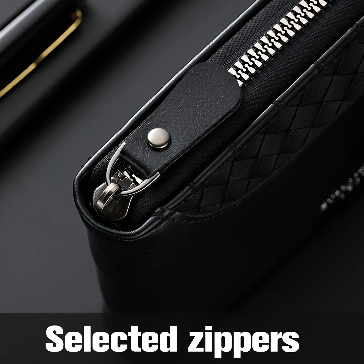 Cartera de Lujo Personalizada para Hombre: Cuero Sintético Grabado - Corporación Turística