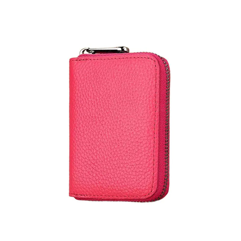 Cartera RFID Unisex con Tarjetero y Cremallera - Compacta y Elegante