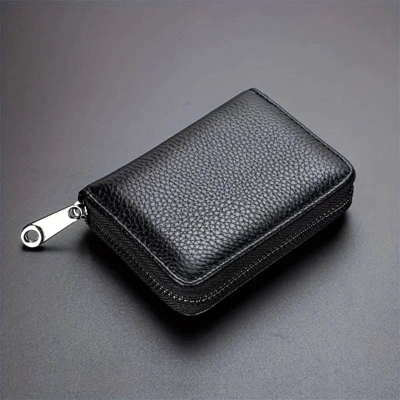 Cartera RFID Unisex con Tarjetero y Cremallera - Compacta y Elegante