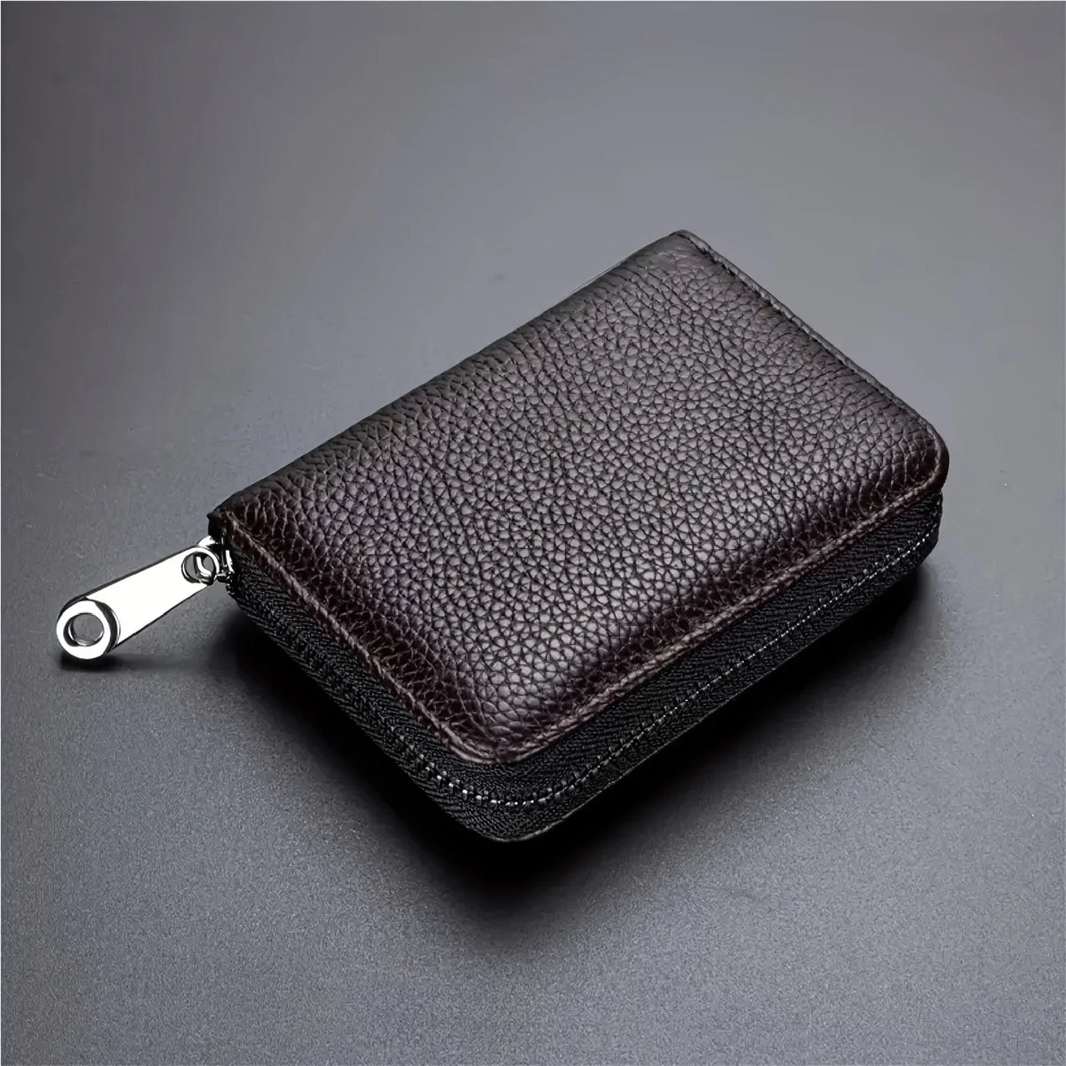 Cartera RFID Unisex con Tarjetero y Cremallera - Compacta y Elegante