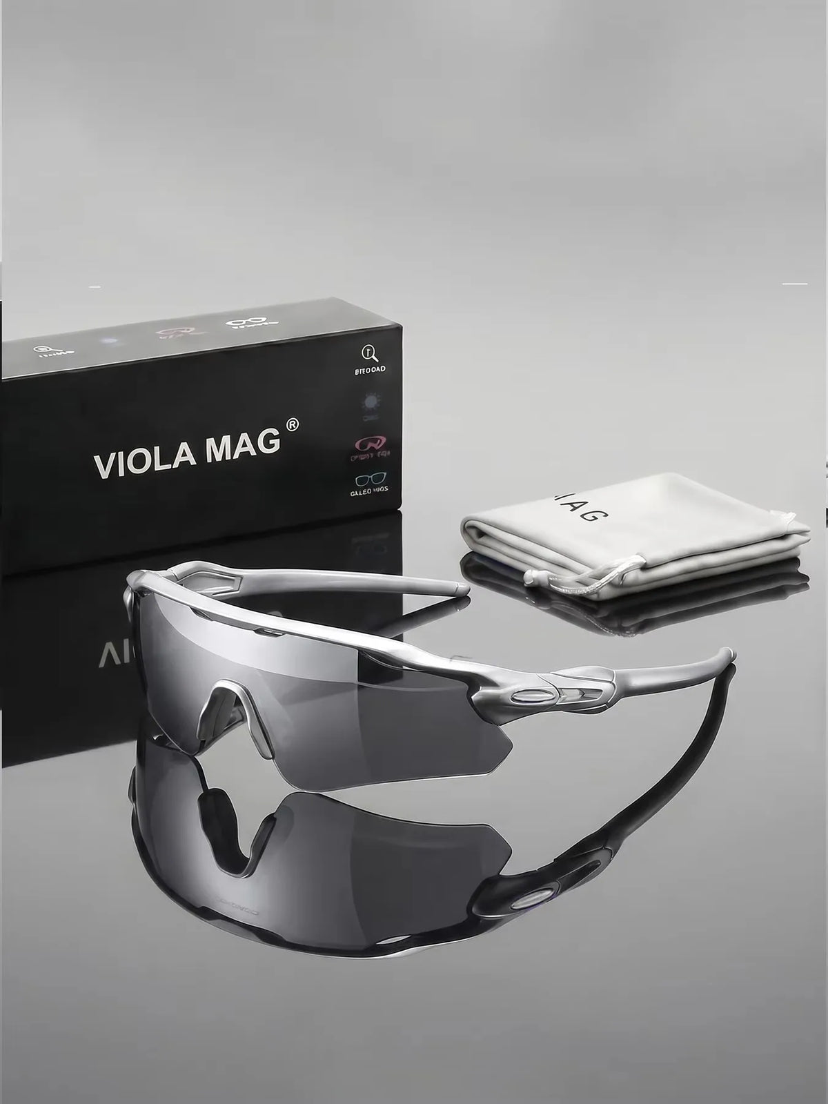 Gafas de Sol VIOLA MAG Media Montura Espejo Unisex - Estilo Diario - Corporación Turística