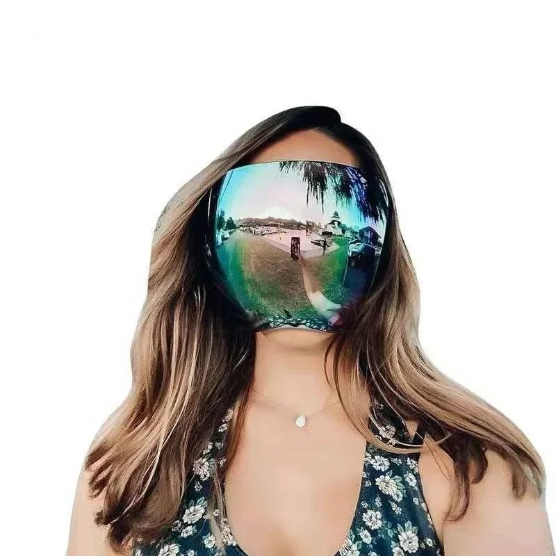 Máscara Ciclismo Punk UV Anti-Viento Polvo Gafas Protec.