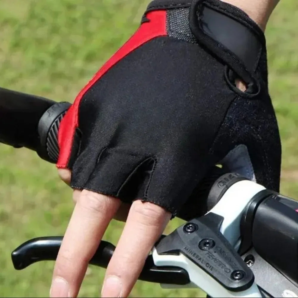 Guantes Ciclismo Medio Dedo - Transpirables y Antideslizantes Verano - Corporación Turística