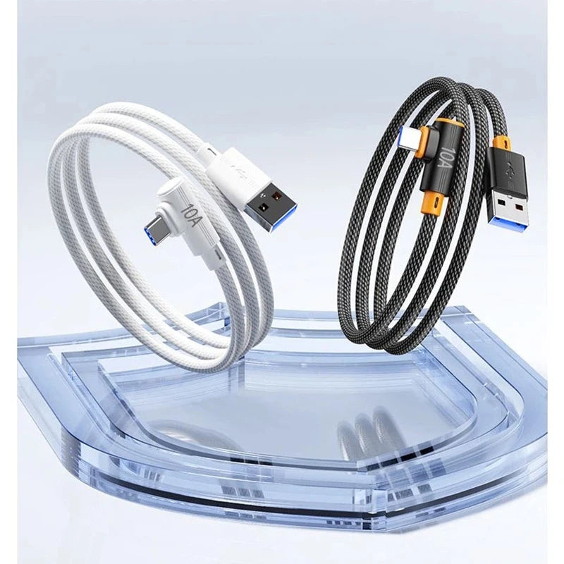 Cable USB-C 240W 90° Carga Súper Rápida para Samsung, Huawei, iPhone - Corporación Turística