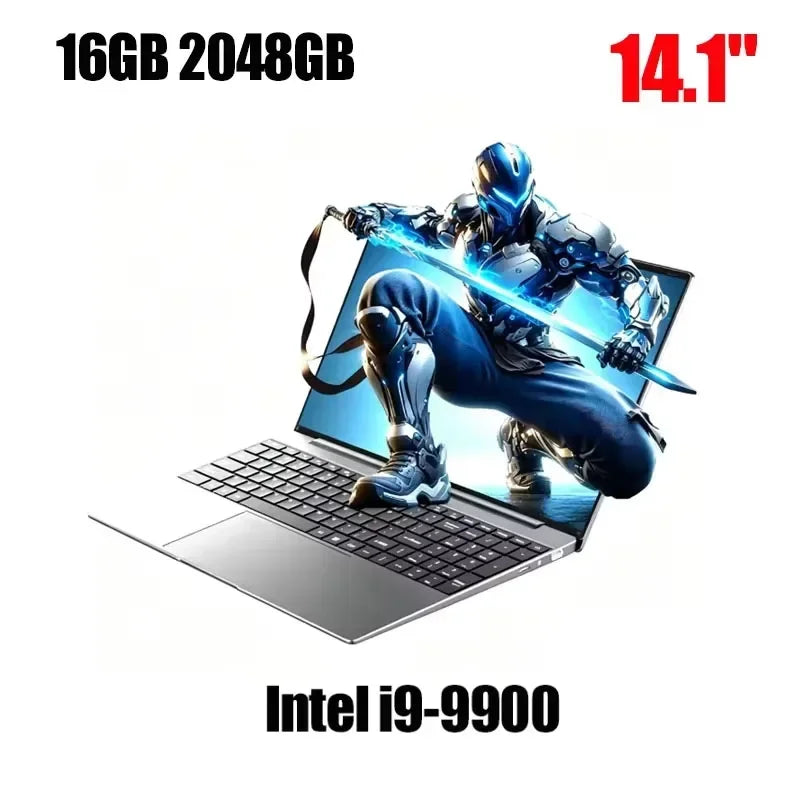 Portátil Gaming 14.1" i9-9900 32GB+2TB W11 HD Retroiluminado