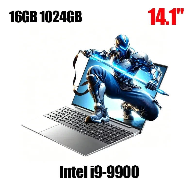 Portátil Gaming 14.1" i9-9900 32GB+2TB W11 HD Retroiluminado