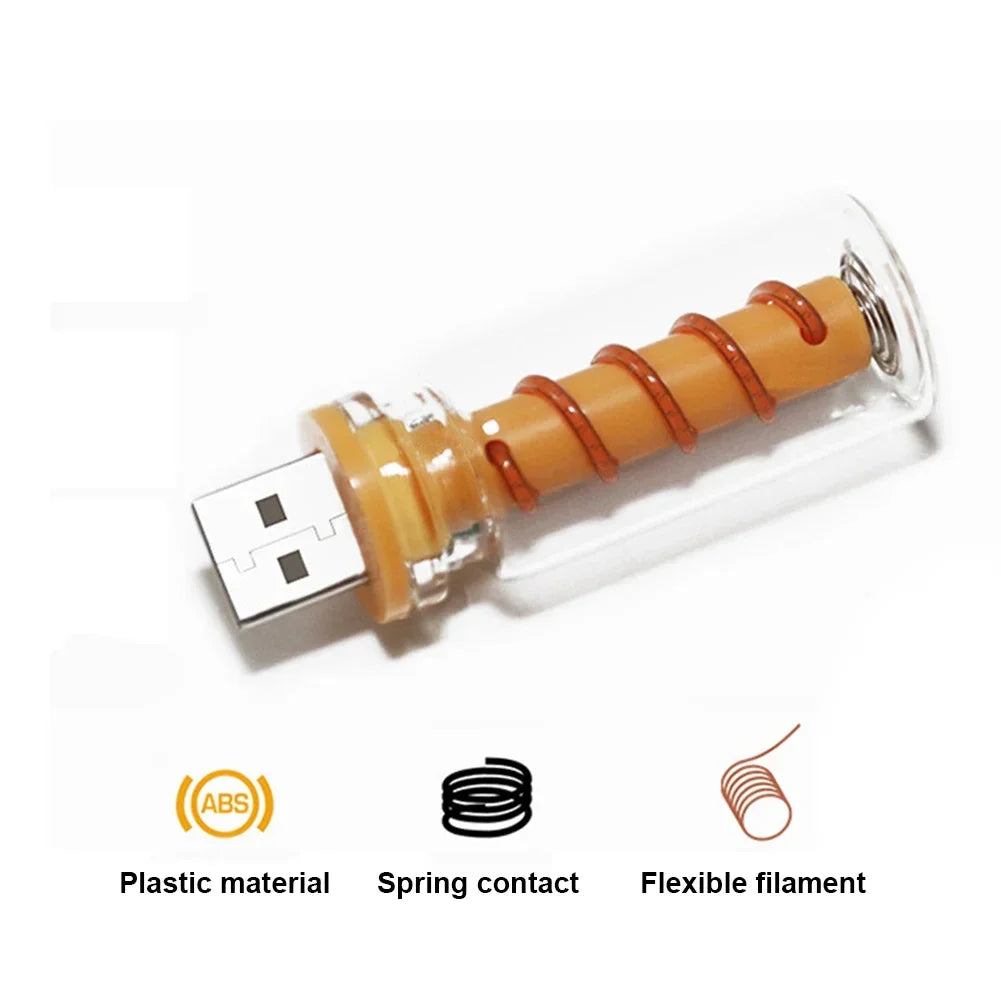 Bombilla LED USB Retro 5V Atenuable Táctil para Coche | Luz Decorativa Camping - Corporación Turística