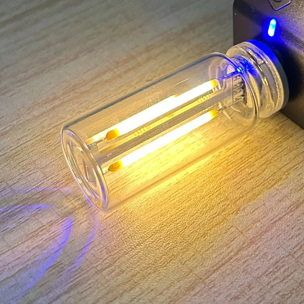 Bombilla LED USB Retro 5V Atenuable Táctil para Coche | Luz Decorativa Camping - Corporación Turística
