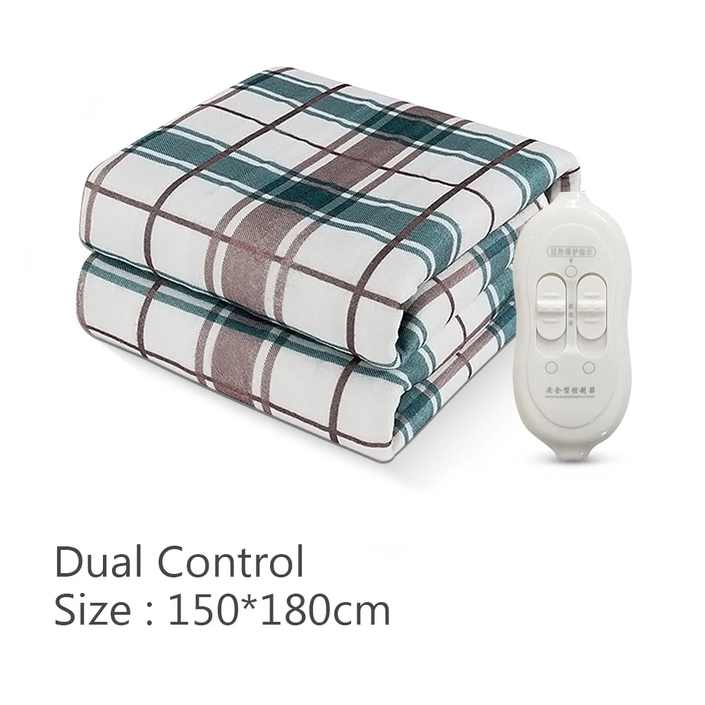 Manta Eléctrica Doble Cuerpo 110V/220V - Calefactor Grueso Invierno - Corporación Turística