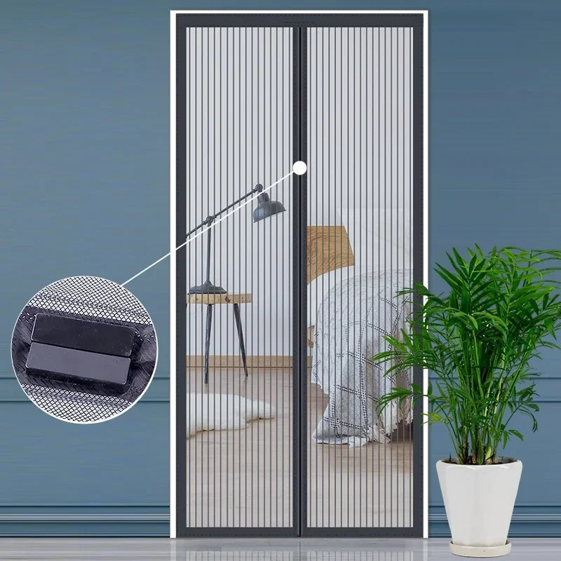 Mosquitera Magnética Automática para Puertas y Ventanas