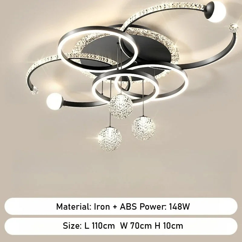 Luz de Techo LED Moderna Lujo - Regulable y Elegante