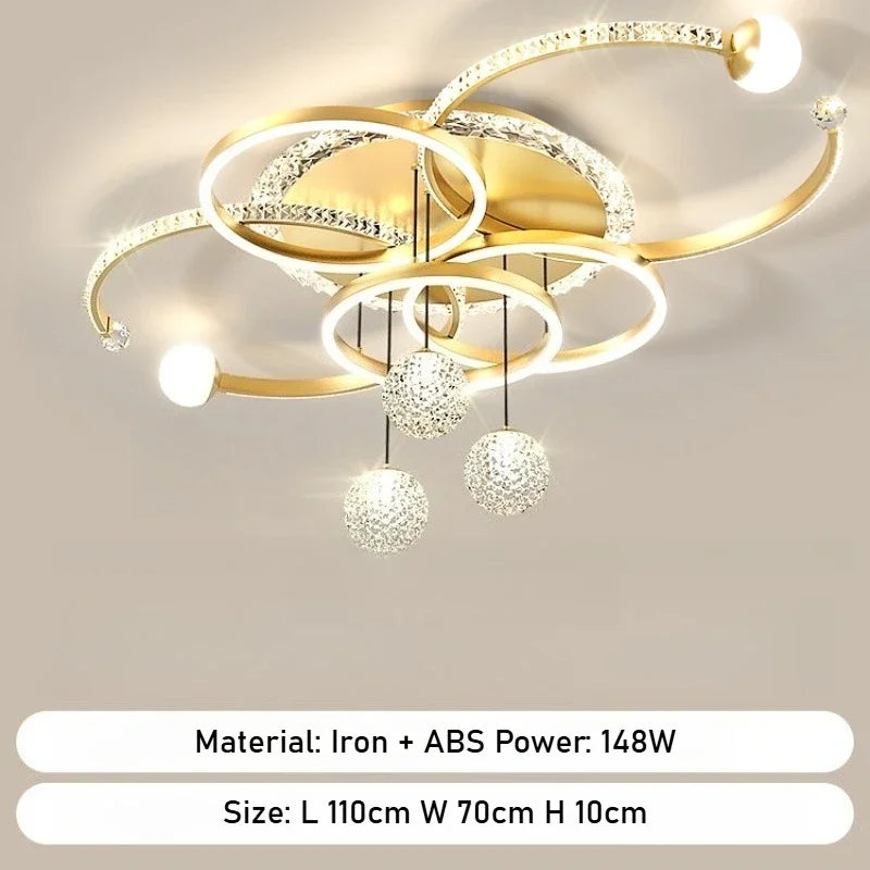 Luz de Techo LED Moderna Lujo - Regulable y Elegante