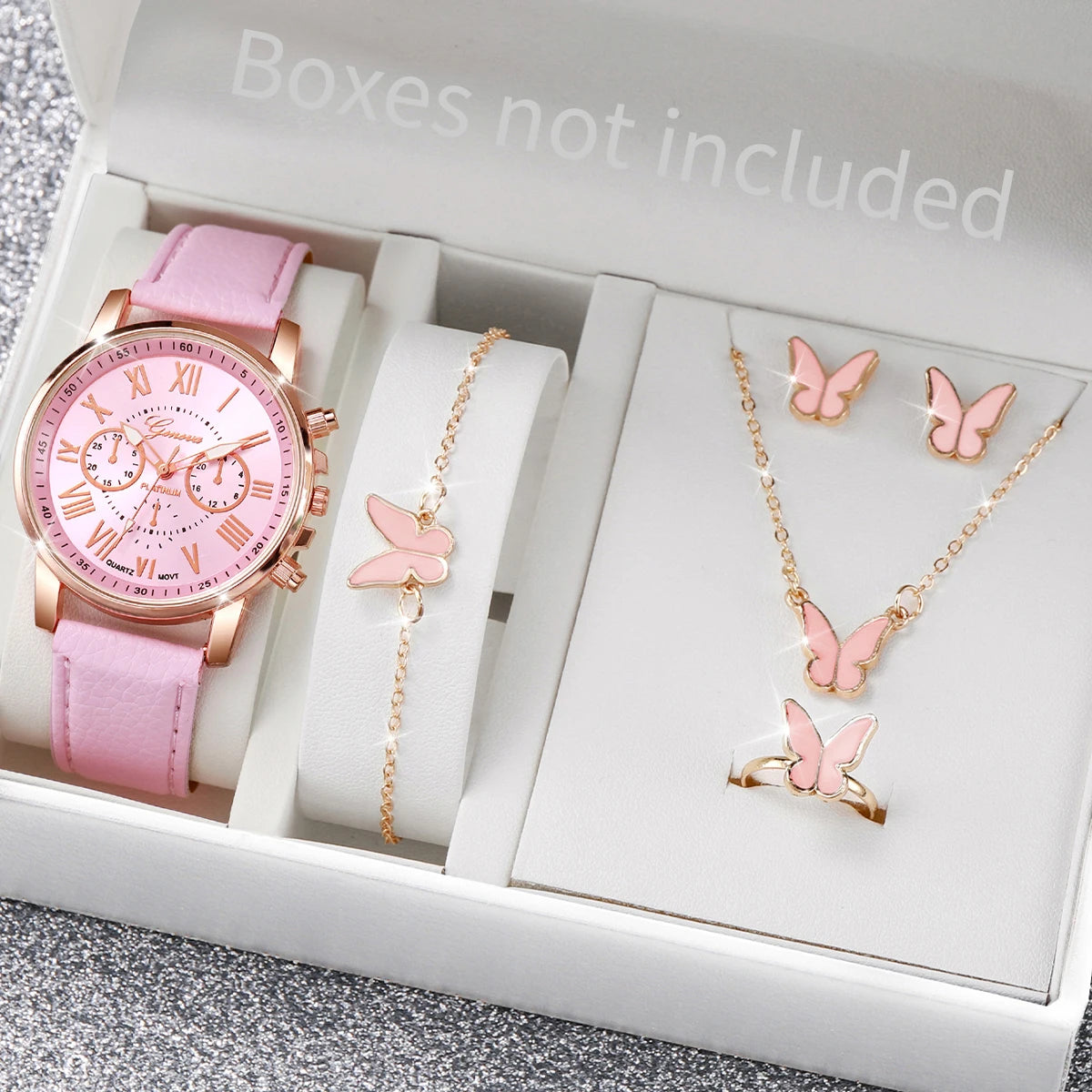 Reloj de Cuarzo Mujer: Pulsera Cuero, Joyería Corazón - Elegancia Diaria - Corporación Turística