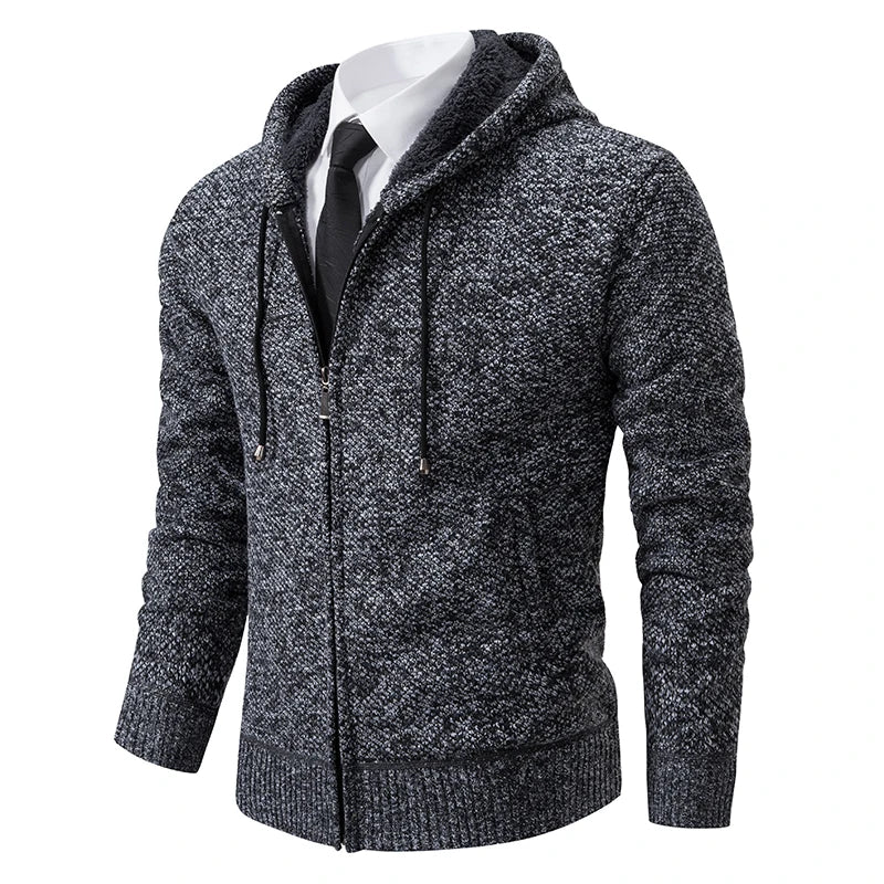 Abrigo Polar Deportivo Hombre Cuello Alto Cálido Cremallera Casual - Corporación Turística