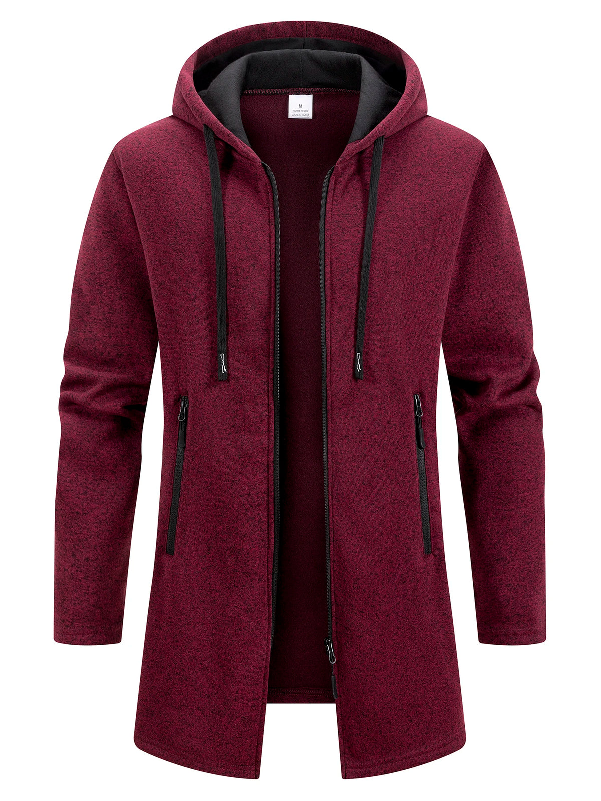 Chaqueta Invierno Hombre Oversize Cremallera Capucha Caliente - Corporación Turística
