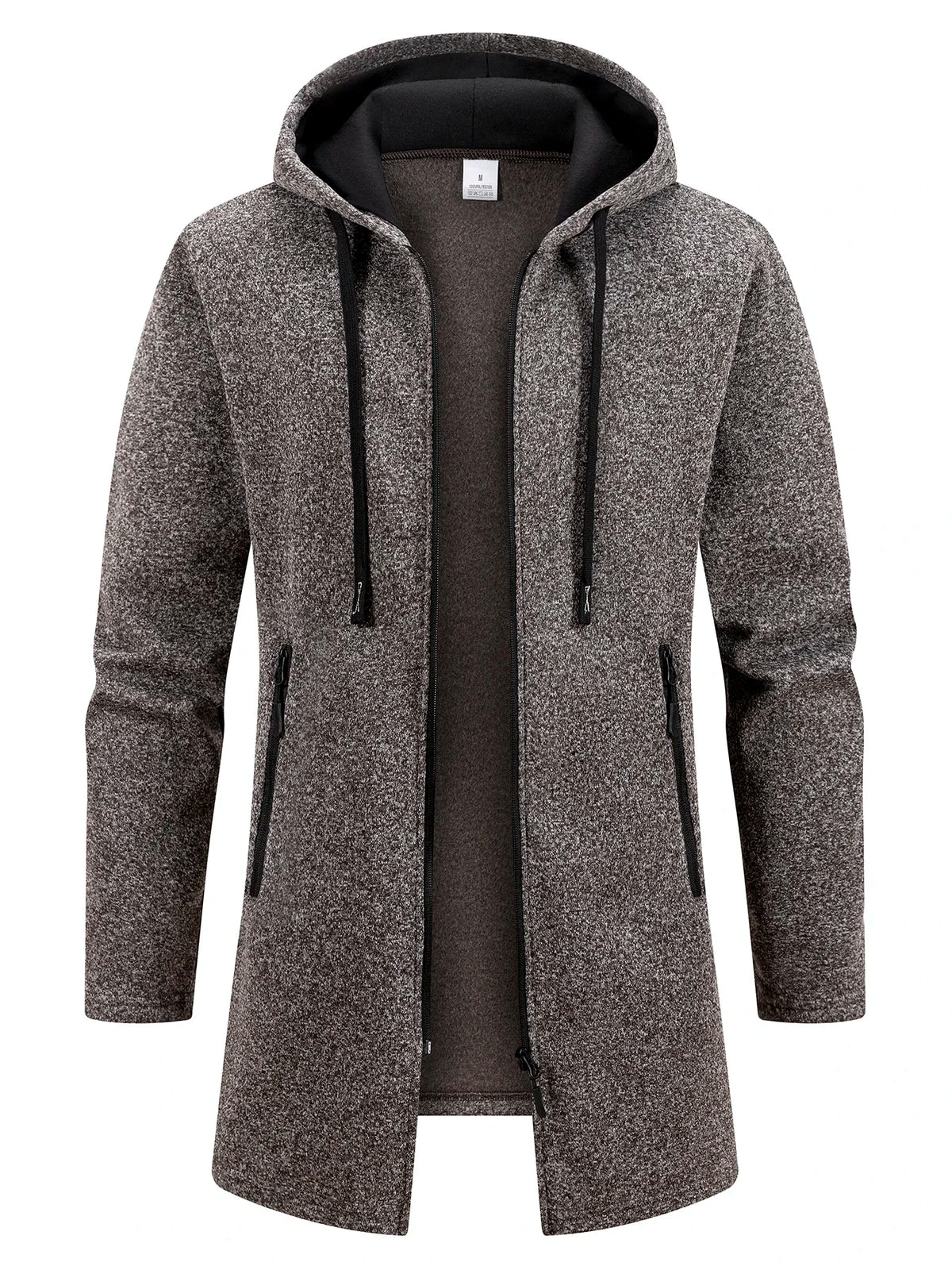 Chaqueta Invierno Hombre Oversize Cremallera Capucha Caliente - Corporación Turística