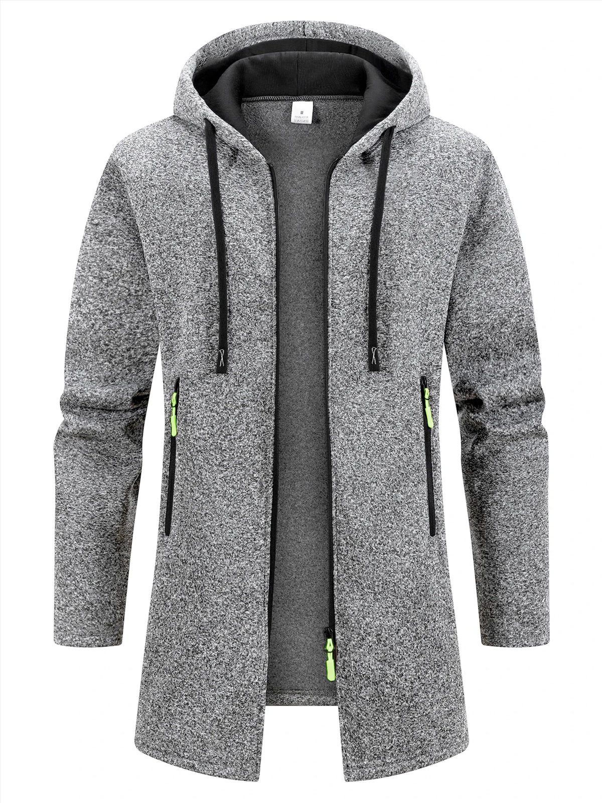 Chaqueta Invierno Hombre Oversize Cremallera Capucha Caliente - Corporación Turística