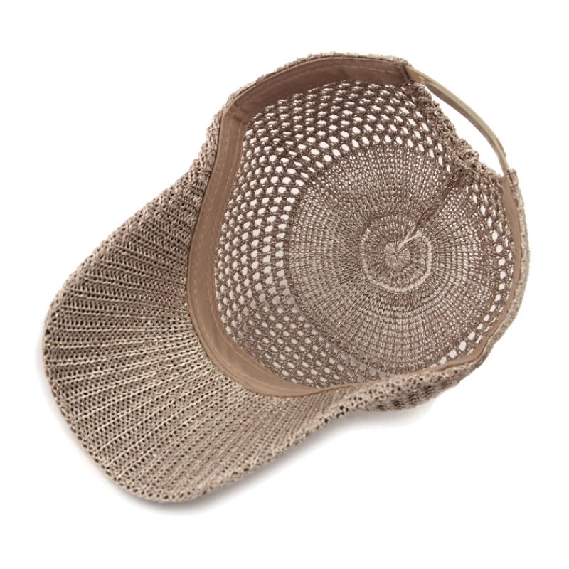 Gorra Béisbol Unisex Secado Rápido - Impermeable Transpirable - Sombrero Sol Ajustable