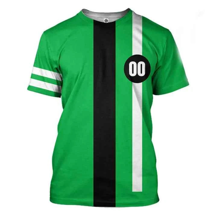 Camiseta Ben 10 Omnitrix 3D Cosplay Verano 2025 - Estilo Harajuku