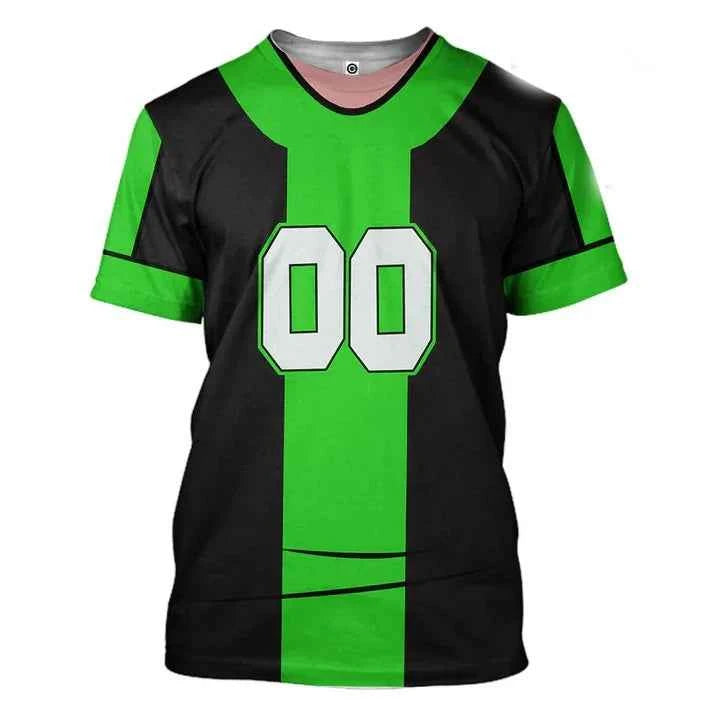 Camiseta Ben 10 Omnitrix 3D Anime 2025: Estilo Harajuku Y2k