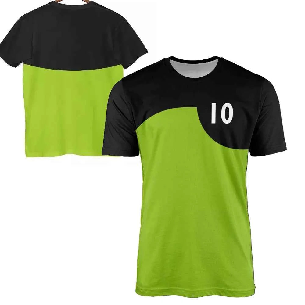 Camiseta Ben 10 Omnitrix 3D Anime 2025: Estilo Harajuku Y2k