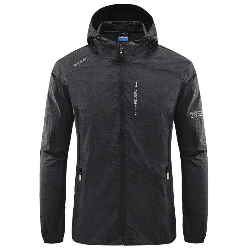 Chaqueta UPF50+ Secado Rápido Hombre: Solar, Senderismo, Ciclismo - Corporación Turística
