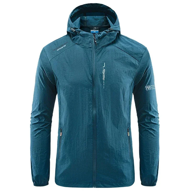 Chaqueta UPF50+ Secado Rápido Hombre: Solar, Senderismo, Ciclismo - Corporación Turística