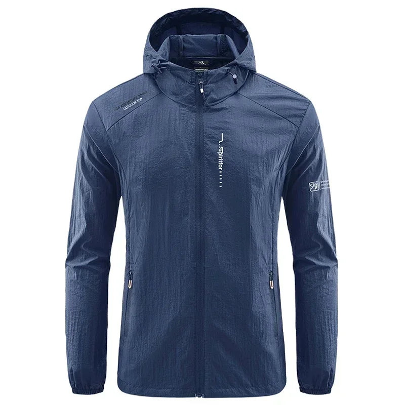 Chaqueta UPF50+ Secado Rápido Hombre: Solar, Senderismo, Ciclismo - Corporación Turística