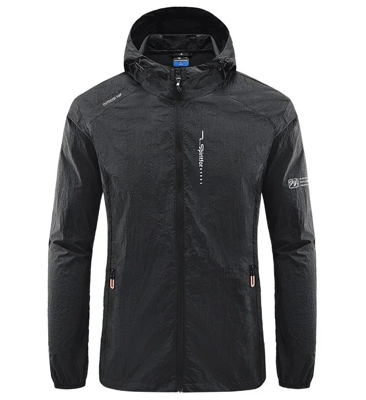 Chaqueta UPF50+ Secado Rápido Hombre: Solar, Senderismo, Ciclismo - Corporación Turística