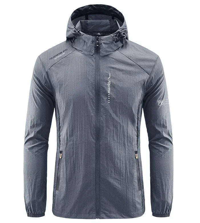 Chaqueta UPF50+ Secado Rápido Hombre: Solar, Senderismo, Ciclismo - Corporación Turística