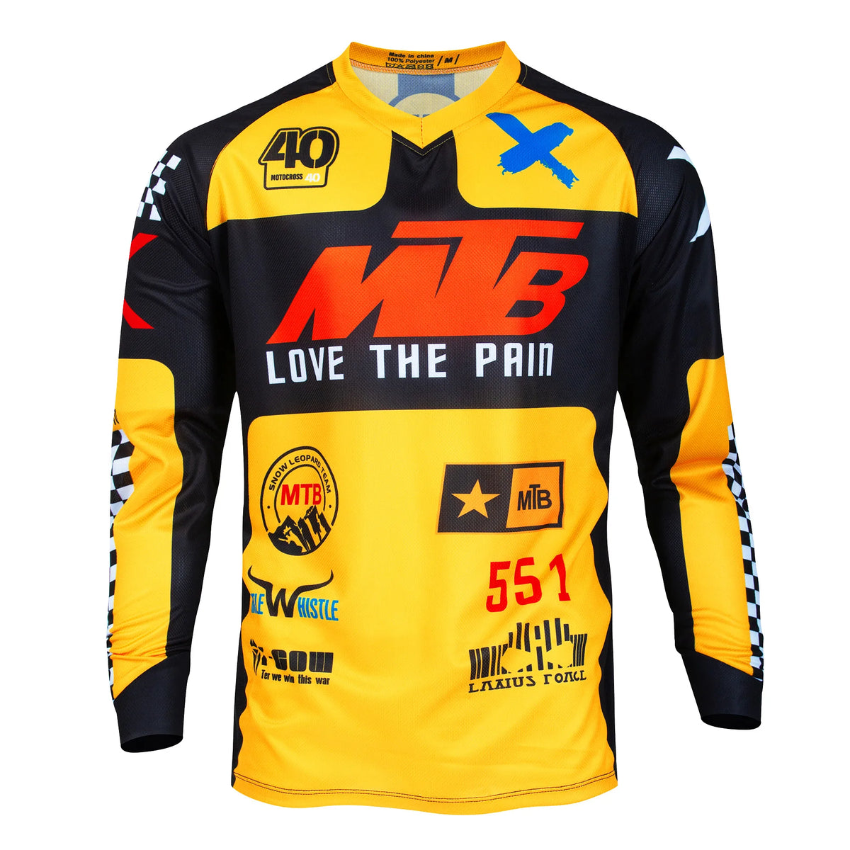 Jersey Descenso Pro Hombre 2025 MTB Carreras Transpirable Secado Rápido - Corporación Turística