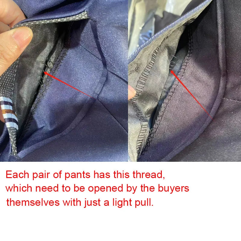 Pantalones Rectos Elásticos Hombre: Casual, Negocios y Formales (Negro/Azul)