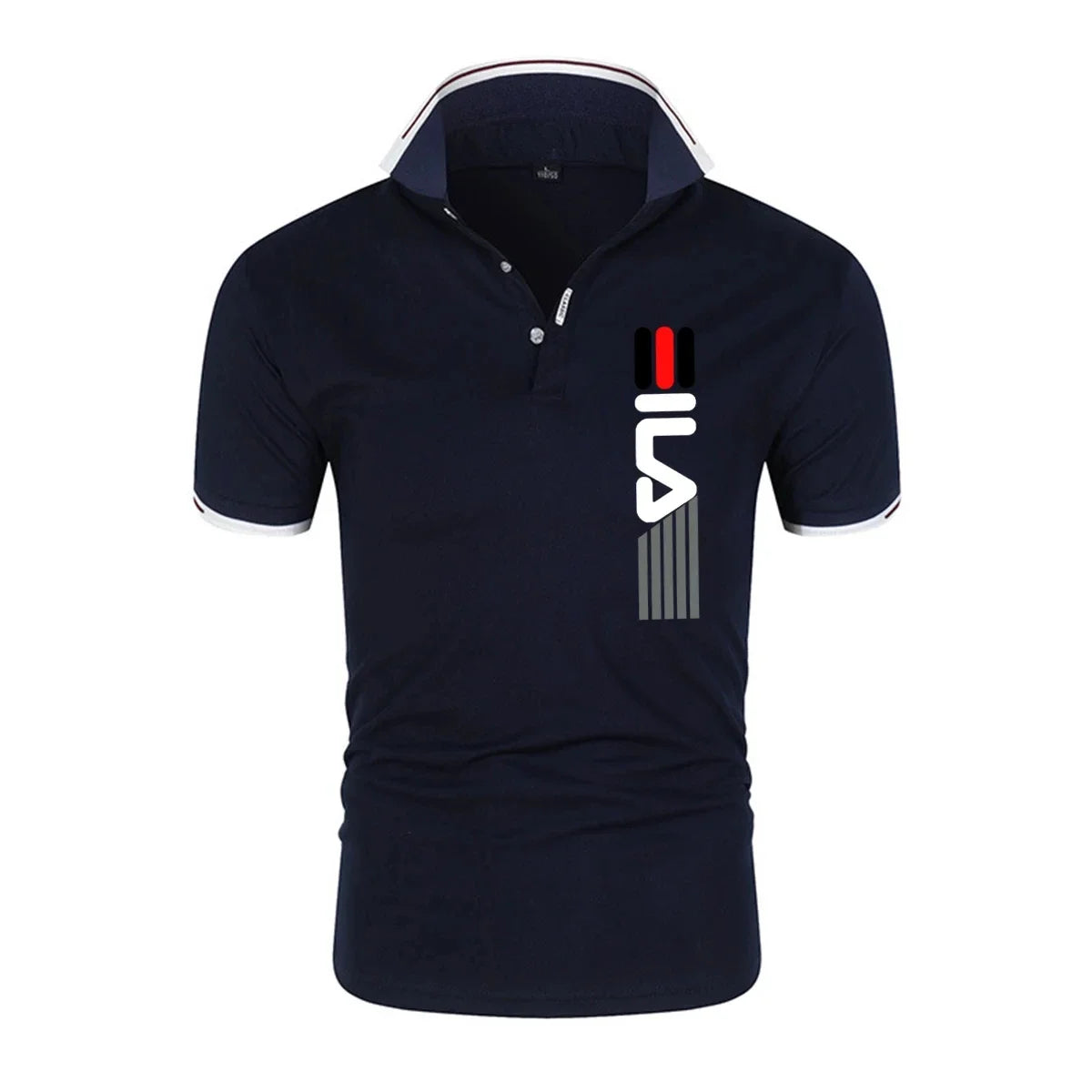 Polo Verano 2025 Hombre: Estampado Negocios Slim Fit Casual - Corporación Turística