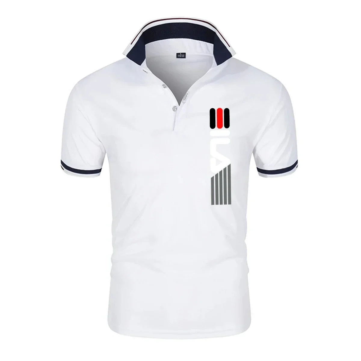 Polo Verano 2025 Hombre: Estampado Negocios Slim Fit Casual - Corporación Turística