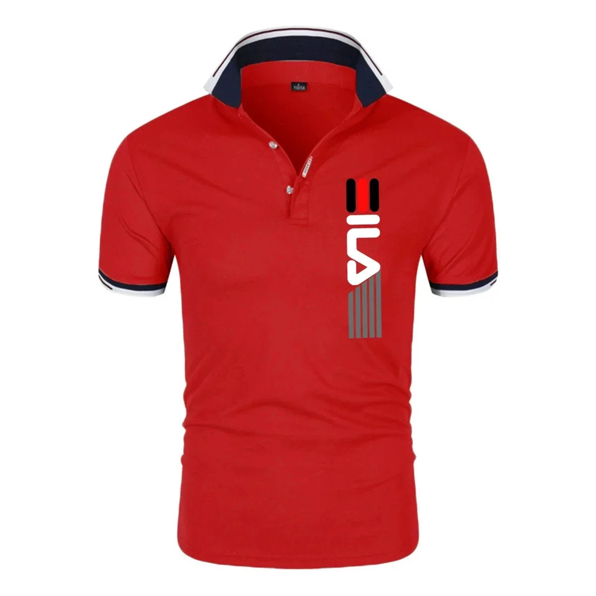 Polo Verano 2025 Hombre: Estampado Negocios Slim Fit Casual - Corporación Turística