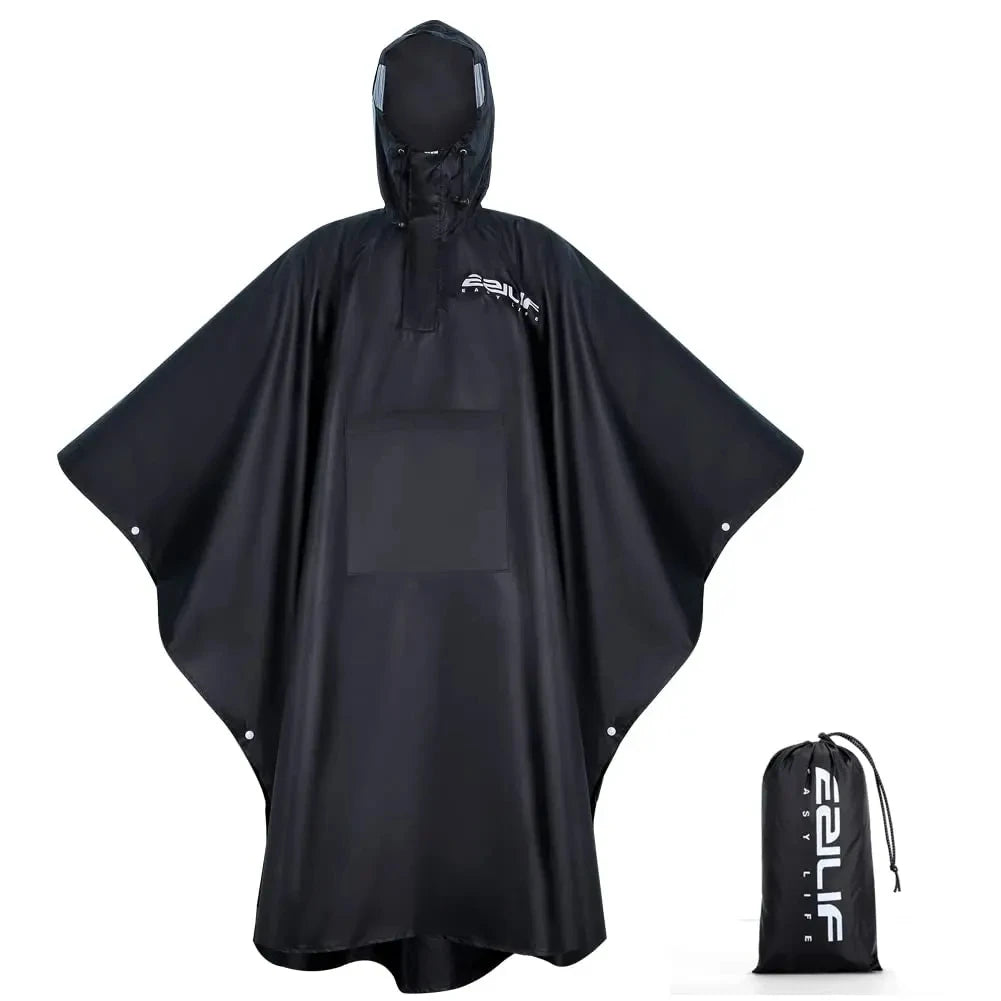 Chubasquero Militar 3 en 1: Poncho Impermeable con Capucha - Corporación Turística