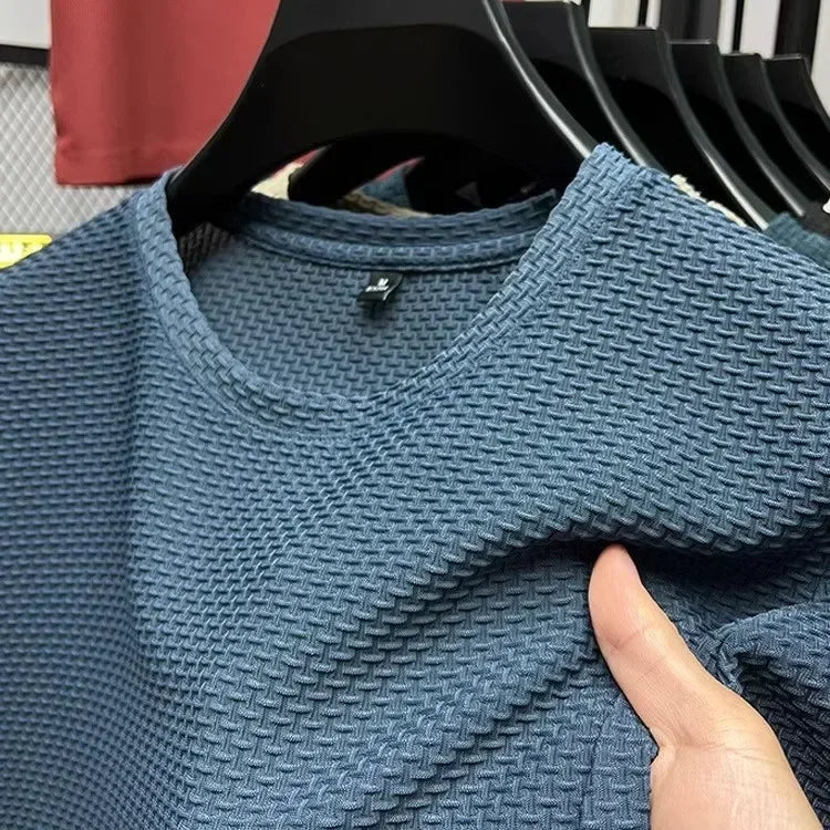 Camiseta Bambú Ice Silk Hombre: Transpirable, Elástica, Verano - Corporación Turística