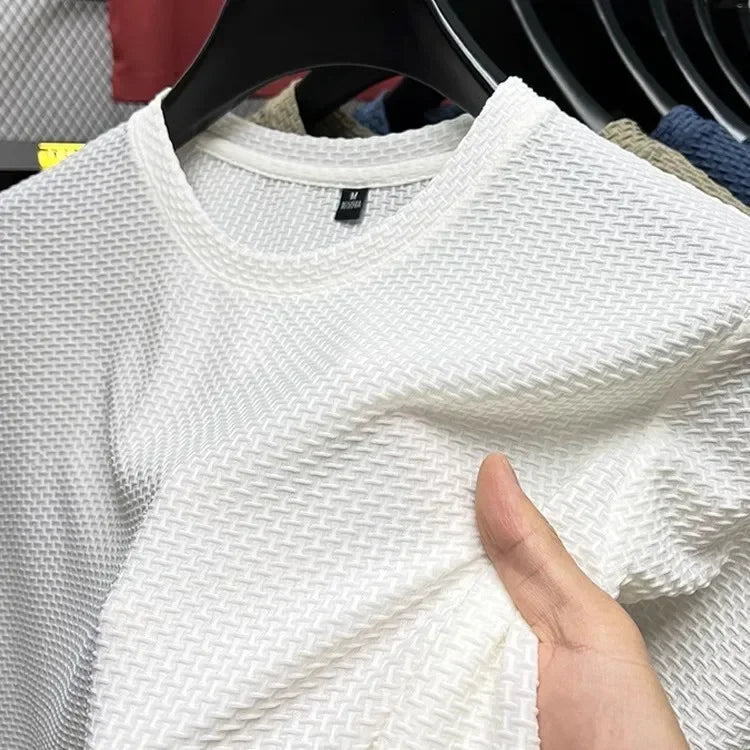 Camiseta Bambú Ice Silk Hombre: Transpirable, Elástica, Verano - Corporación Turística