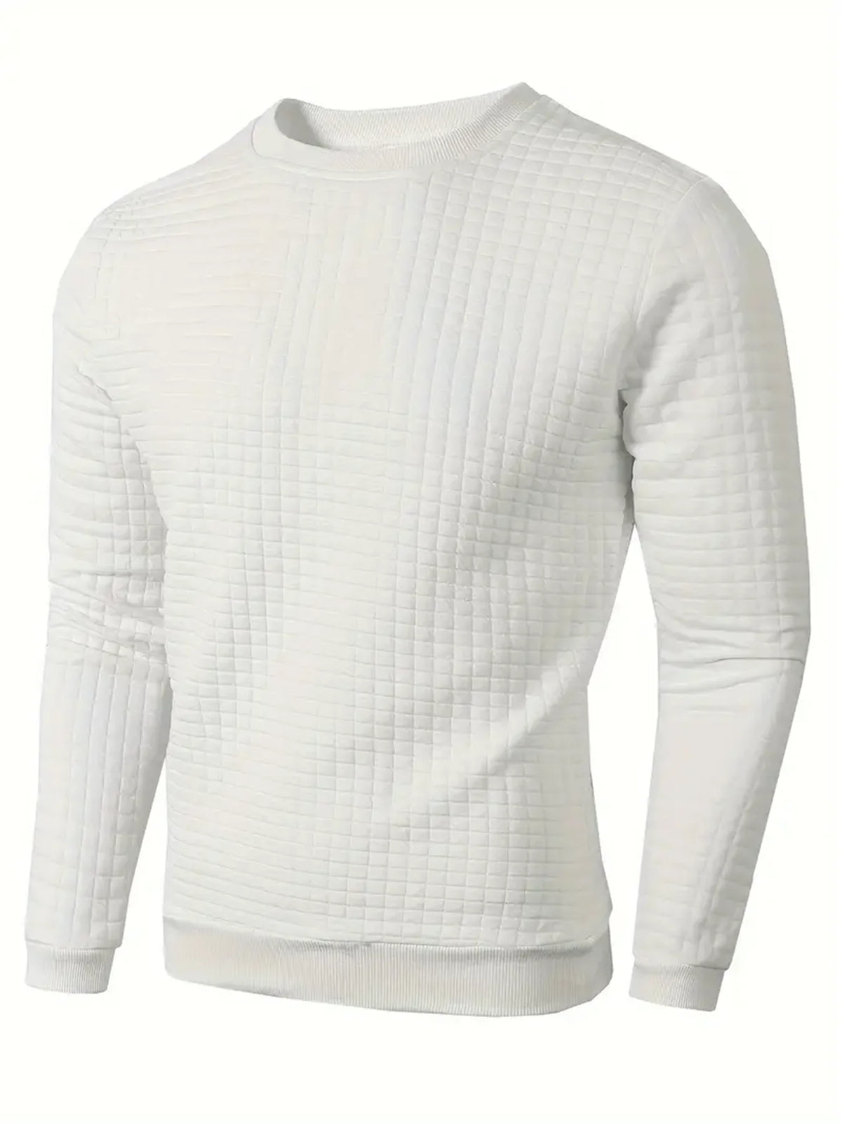 Jersey Jacquard Cuello Redondo Hombre - Suéter Cálido Otoño - Corporación Turística