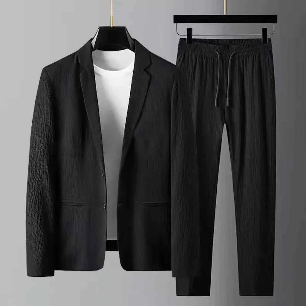 Traje Casual 2 Piezas Hombre 2026: Ligero, Anti-Arrugas