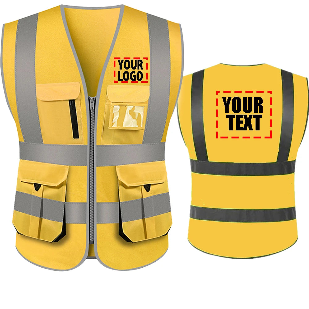 Chaleco Seguridad Personalizado ANSI Clase 2 con Logo DOBYYUNZHEN