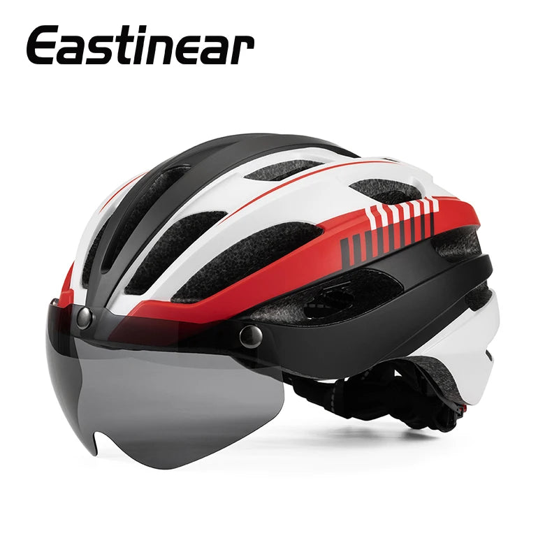 Casco Eastinear con Gafas Magnéticas: Seguridad y Estilo Ciclismo - Corporación Turística