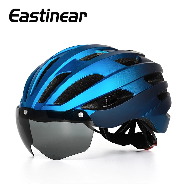 Casco Eastinear con Gafas Magnéticas: Seguridad y Estilo Ciclismo - Corporación Turística